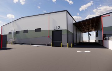 3D Visualisation of the shed at the Recycling Centre Balcatta